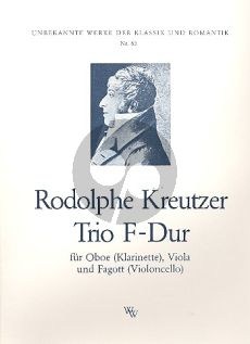 Kreutzer Trio F-major (Oboe[Clar.Bb]-Viola- Bassoon[Violonc)