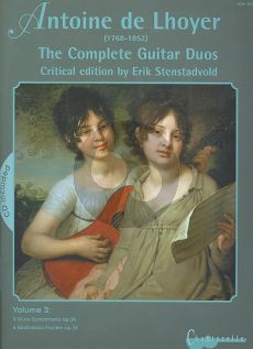 Lhoyer Complete Guitar Duos Vol. 3 (Bk-Cd) (Erik Stenstadvold)