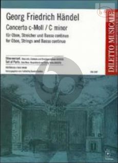 Concerto c-minor Oboe-Strings-Bc