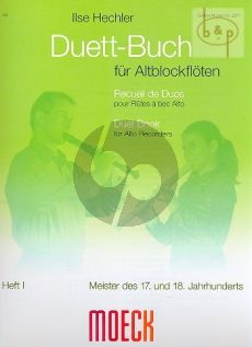Duett-Buch Vol.1 Meister des 17.- 18.Jahrh.