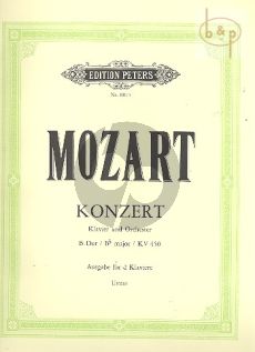 Konzert B-Dur KV 450 (Piano-Orch.) (piano red.) (Cadenza by Mozart)