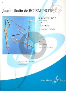 Concerto A-major Op.15 No.5 (5 Flutes)