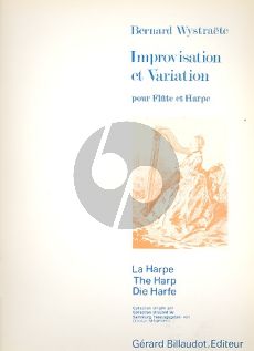 Wystraete Improvisation et Variations Flute et Harpe (Moyen)