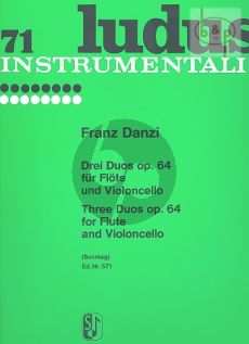 3 Duos Op.64 (Flute-Violoncello)