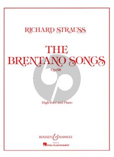 Strauss Brentano Songs Op.68 (High Voice)