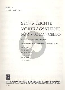 Schlemuller 6 leichte Vortragsstucke Op.12 No.6 Gebet