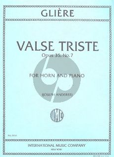 Gliere Valse Triste Op.35 No.7 (Anderer) (Horn F)