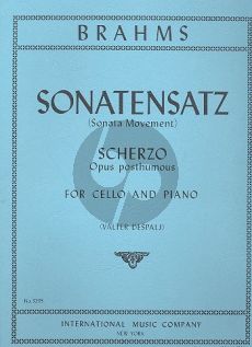 Sonatensatz (Scherzo from the F.A.E. sonata)