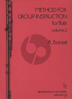 Bonsel Method for Group Instruction Vol.2 for Flute