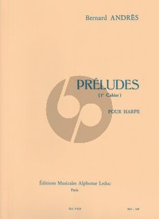 Andres Preludes Vol. 1 No. 1 - 5 Harpe (interm.level)
