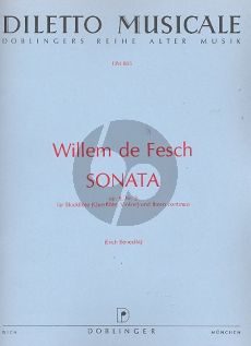 Fesch 6 Sonaten Op. 8 No. 2 d-moll Altblockflöte und Bc (Erich Benedikt)