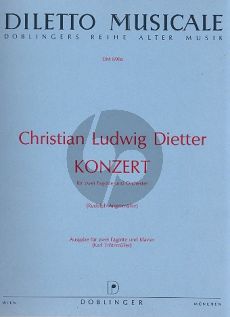 Dietter Konzert 2 Fagotte-Orchester (KA) (Angermuller)