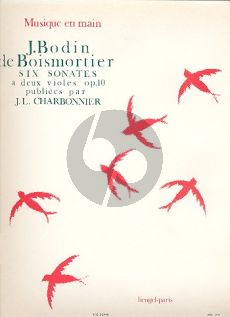 Boismortier 6 Sonates Op.10 2 Violes