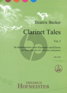 Becker Clarinet Tales Vol.2 for Bass Clarinet or Clarinet in Bb and Piano