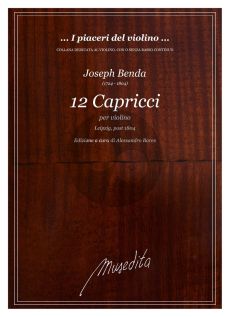 Benda 12 Capricci Violino (edited by Alessandro Bares)