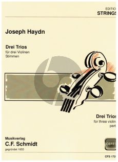Haydn Trios fur 3 Violinen Stimmen