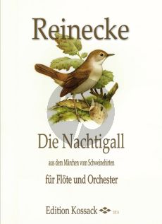 Reinecke Die Nachigall Flöte und Orchester (Part./Stimmen) (Henrik Wiese)