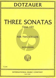Dotzauer 3 Sonatas Opus 103 2 Violoncellos (Carter Enyear and Alwin Schroeder)