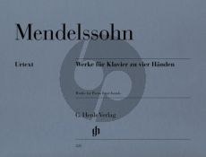 Mendelssohn Werke für Klavier zu 4 Händen (Ernst-Günter Heinemann) (Henle-Urtext)