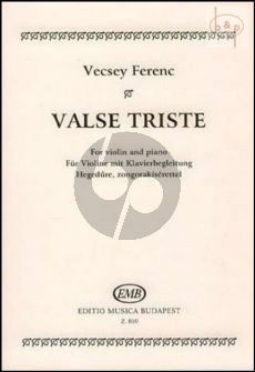 Valse Triste Violin and Piano
