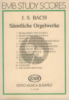 Bach J.S. Organ Works Vol.1-2 (Pocketscore)