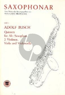 Busch Quintett (Altsax.-2 Vi.-Va.-Vc.) (Partitur)