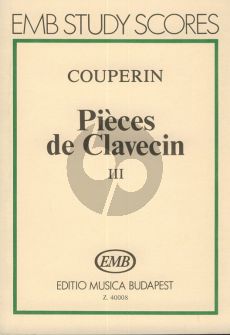 Couperin Pieces de Clavecin Vol.3 Study Score (Jozsef Gat)