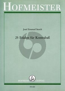 Storch 25 Etuden Kontrabass (Konrad Siebach)