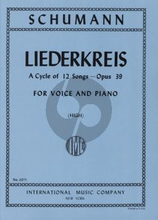 Schumann Liederkreis Op. 39 High Voice (Sergius Kagen)