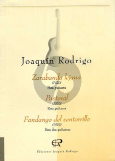 Rodrigo Zarabande Lejana-Pastoral-Fandango del ventorrillo 1 - 2 Gitarren