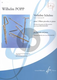 Verliebte Schelme Op.448 (Concert-Gavotte) 2 Piccolos et Piano