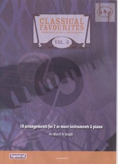 Classical Favourites Vol.5 (10 Arrangements) (2 Instr.[C/Bb/Eb]-Piano)