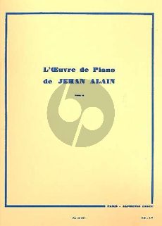 Alain L'Oeuvre de Piano Vol. 2