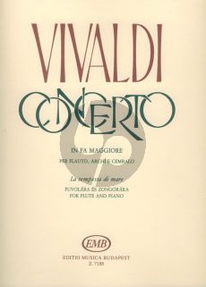 Vivaldi Concerto F-major RV 433 (La Tempesta di Mare) Flute-Piano (Henrik Prőhle)