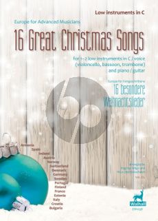 16 Great Christmas Songs 1 - 2 tiefe Instrumente in C (Dagmar Wilgo und Nico Oberbanscheidt)