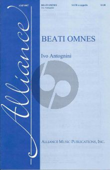 Antognini Beati Omnes Palm 127 (128) SATB