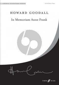 Goodall In Memoriam Anne Frank SATB-Piano