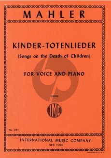 Mahler Kindertoten Lieder (High Voice) (German/English)