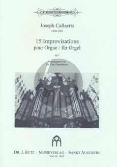 Callaerts 15 Improvisationen Op. 1 Orgel (Otto Depenheuer)