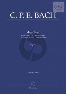 Magnificat WQ 215 (Bearbeitet fur Soli, Chor und Orgel)