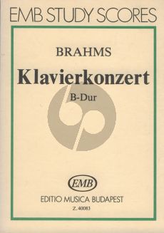 Brahms Piano Concerto B-flat major Op.83 Study Score (edited by Gabor Darvas)