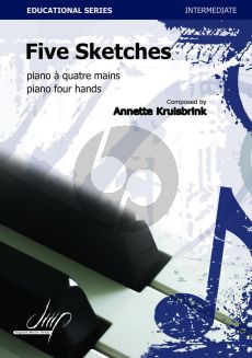 Kruisbrink 5 Sketches Piano 4 Hds