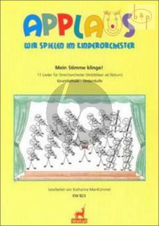 Mein Stimme Klinge! (11 Lieder fur Str.Orch.) (Holzblaser ad lib.) (Score)