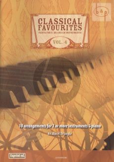 Classical Favourites Vol.4 (10 Arrangements) (2 Instr.[C/Bb/Eb]-Piano)