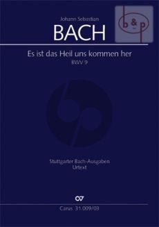 Kantate BWV 9 Es ist das Heil uns kommen her (Vocal Score)