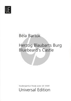 Bartok Herzog Blaubart's Burg / Bluebeard's Castle Studyscore (Opera in One Act) (German/English)