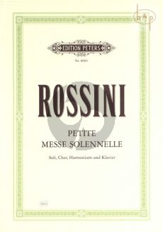 Rossini Petite Messe Solennelle (Soli-Chor-Harmonium und Klavier) (KA) (Peters Ed.-Schenck)