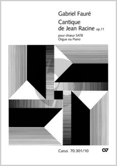 Faure Cantique de Jean Racine Op.11 SATB-Piano(Orgel)