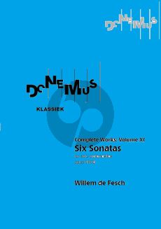 Fesch 6 Sonatas Op.8B for 2 violoncellos (Edited by Robert L. Tusler) (Collected Works Vol.XI)