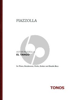 Piazzolla El Tango Rezitator-Klavier-Bandoneon-Violine- Elektr.Git.-Bass Partitur